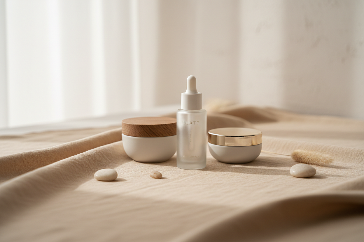 Beige Minimalist Beauty Hero